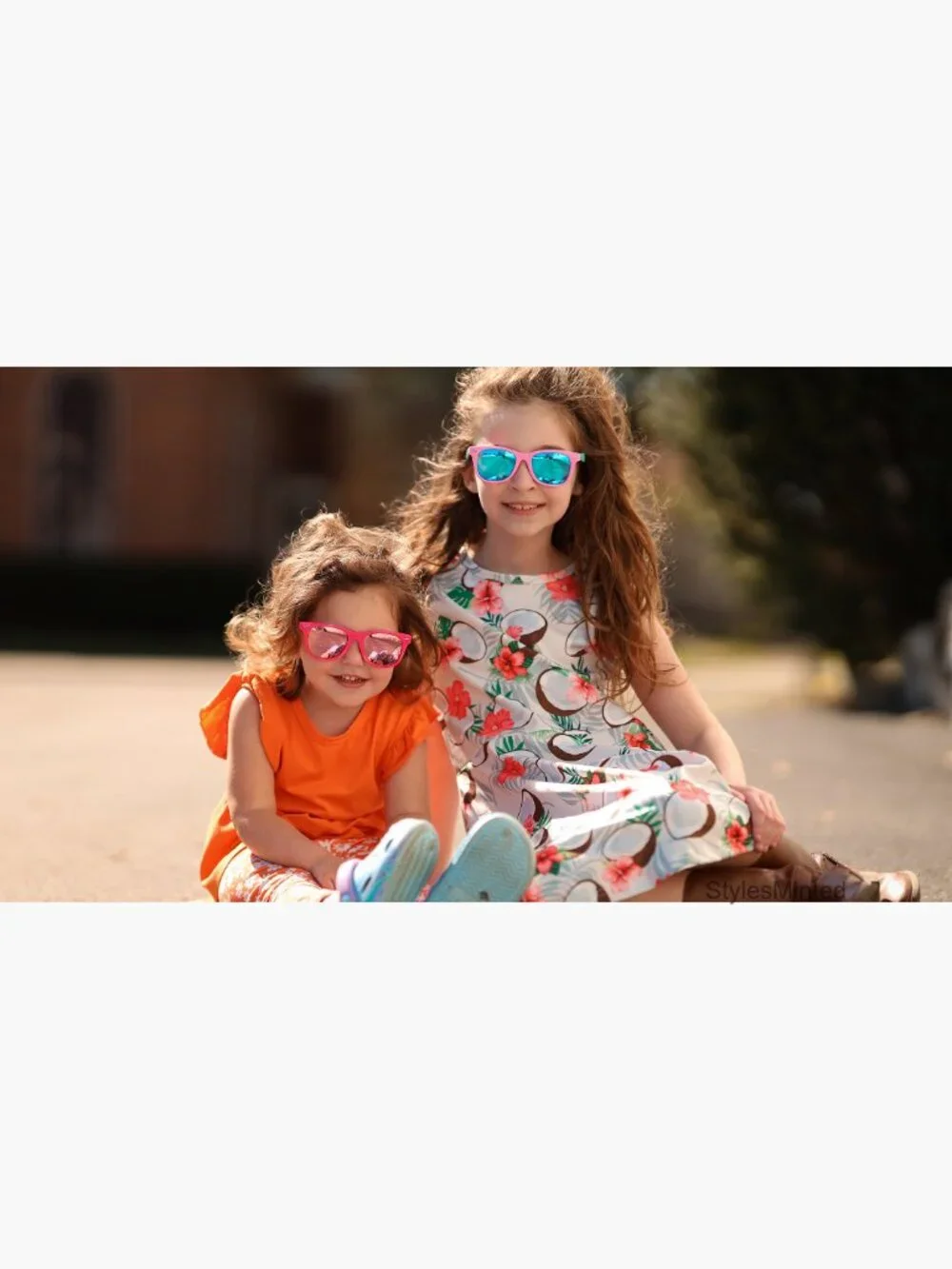 Kids Polarized Sunglasses Flexible TPEE Rubber Shades Ages 4-12